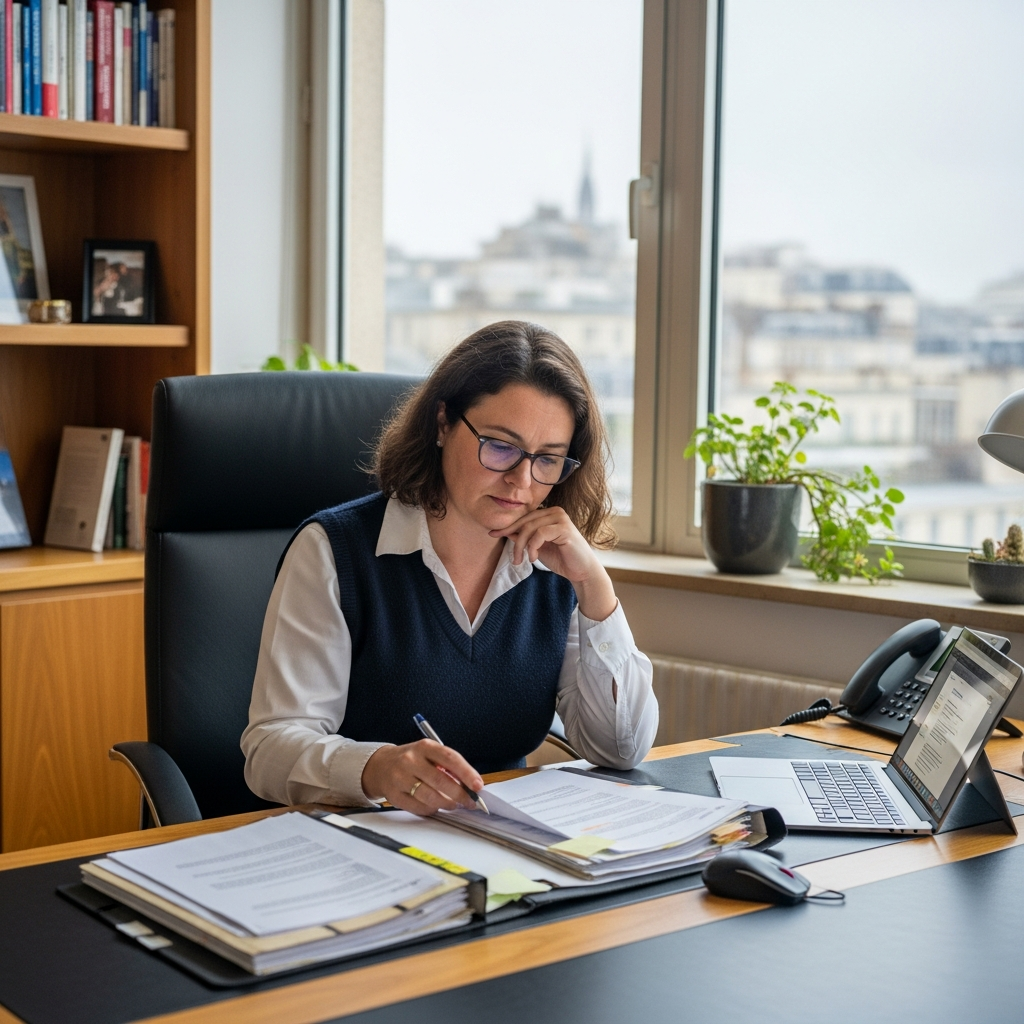 Employeur français réfléchissant à une procédure disciplinaire pour une faute durant une suspension de contrat de travail.