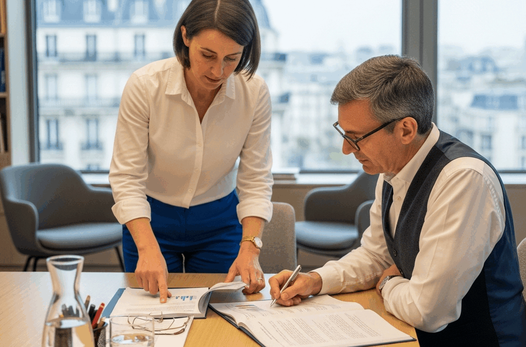 Expert en droit du travail et dirigeant français examinant les régimes spécifiques des jours fériés en entreprise.
