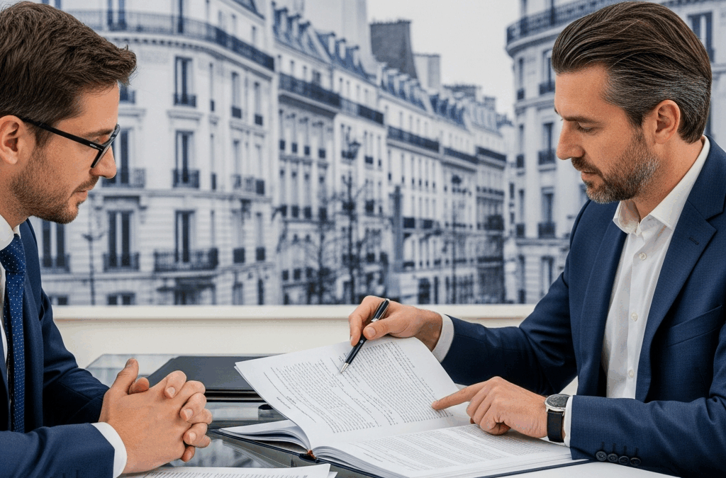 Un employeur français et son avocat examinent les lois sur les jours fériés. Conseil en droit du travail pour éviter les litiges.