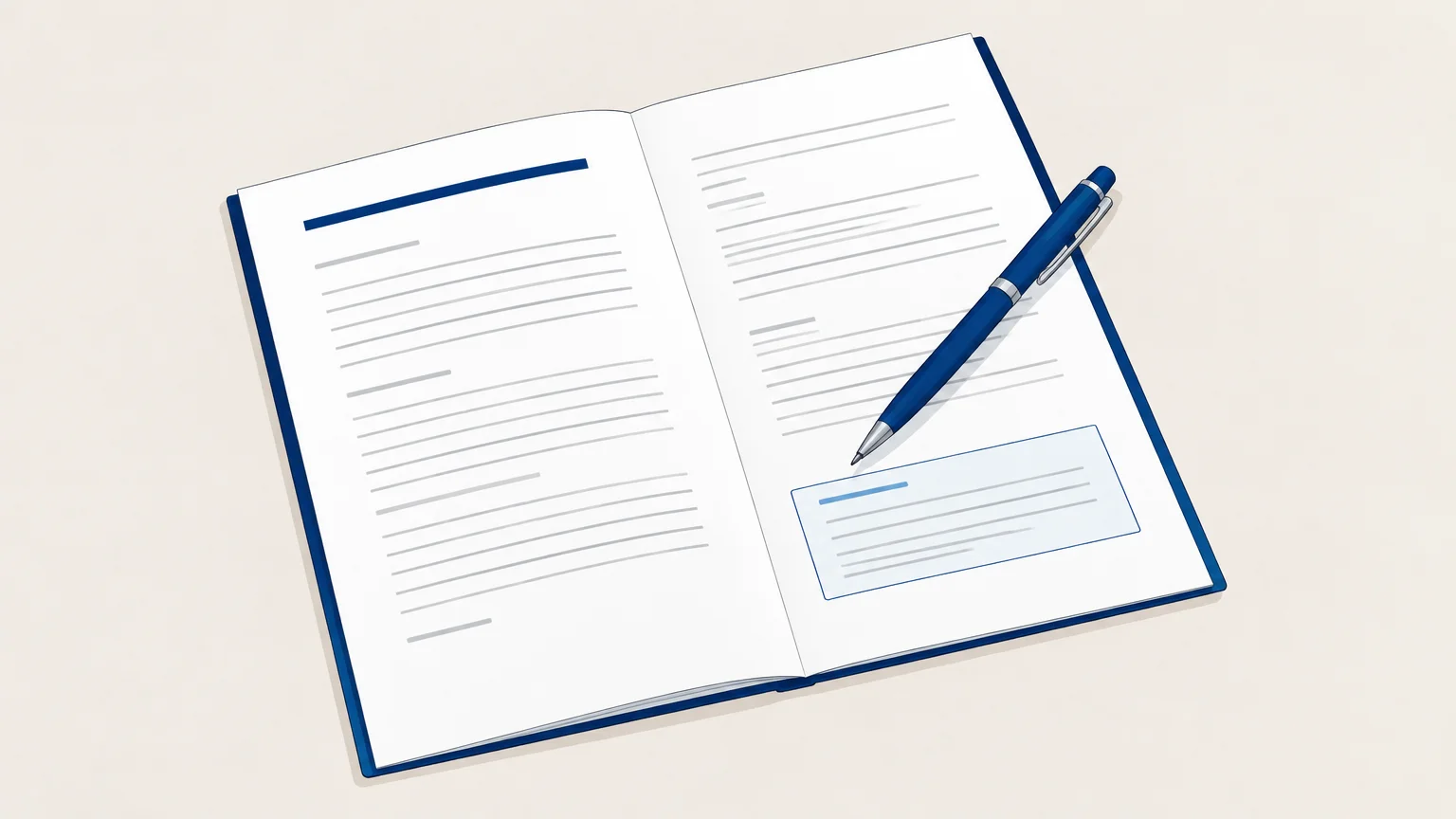 Un contrat de travail ouvert avec une clause mise en évidence
